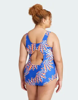 Adidas Costume da bagno FARM Rio 3-Stripes CLX (Curvy). 3