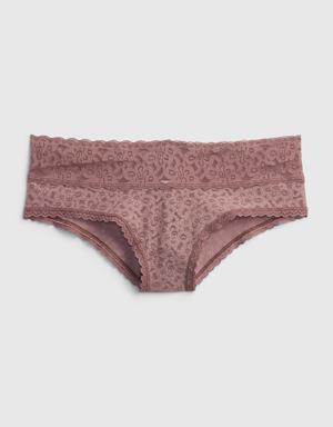Lace Cheeky pink