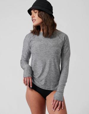 Pacifica Illume UPF Relaxed Top gray