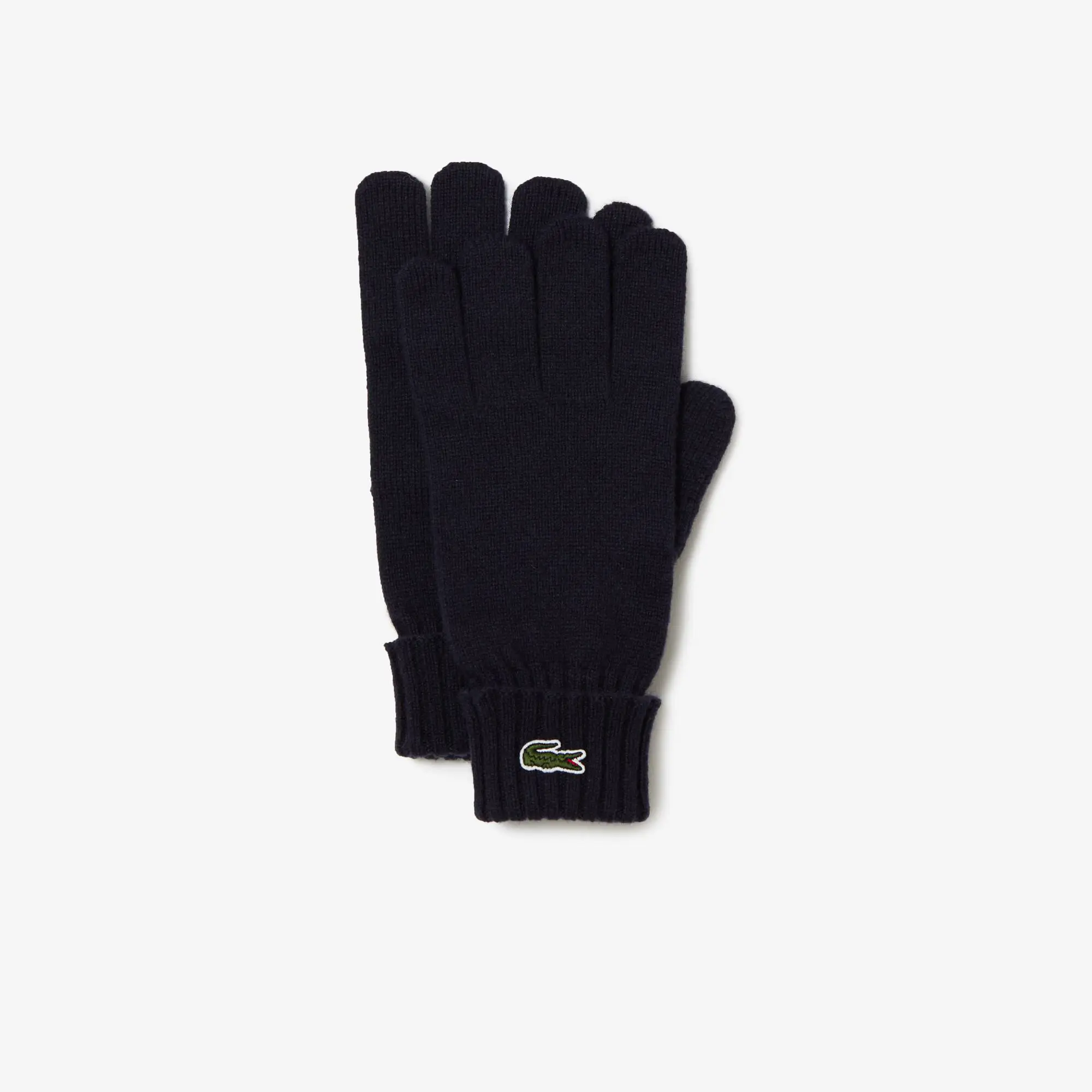Lacoste Unisex Wool Jersey Gloves. 1