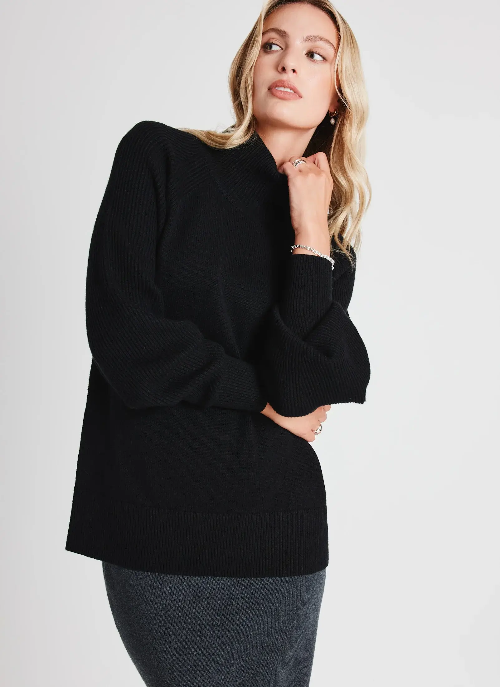 Kit And Ace Sophia Merino Turtleneck Sweater. 1