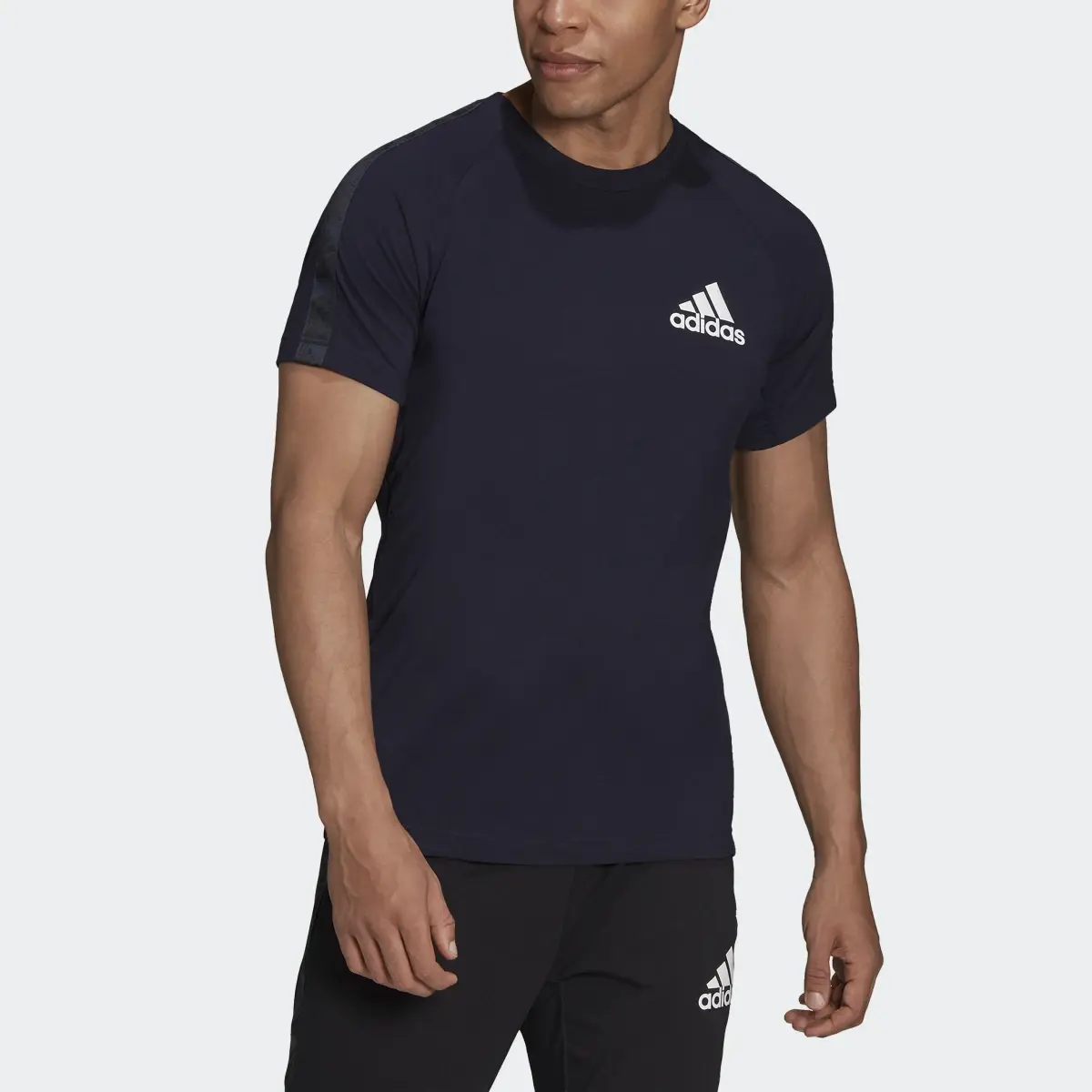 Adidas AEROREADY Designed to Move Sport Motion Logo Tee. 1