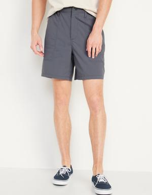 Old Navy Hybrid Tech Chino Shorts for Men -- 7-inch inseam gray