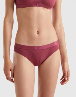 ribbed low-rise briefs