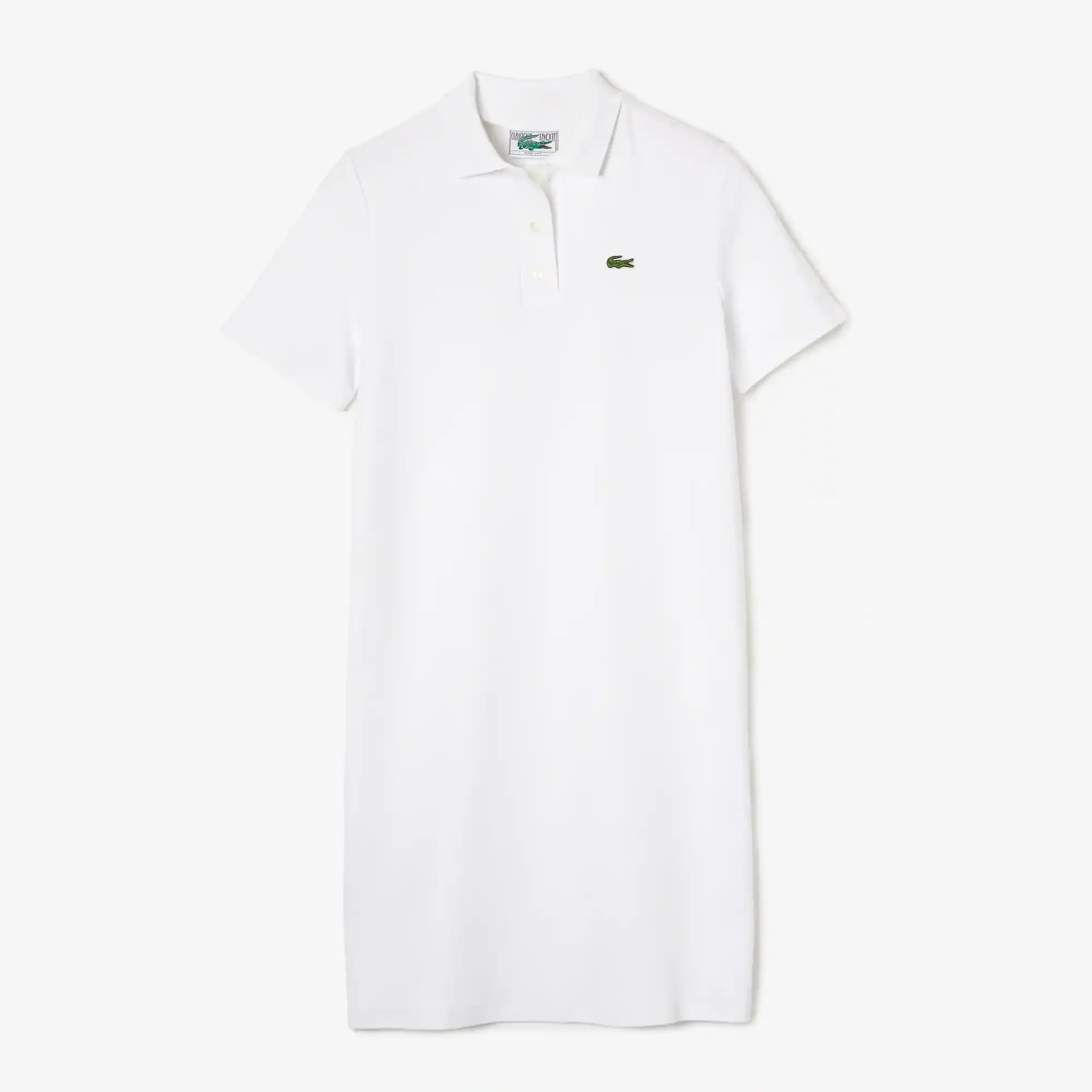 Lacoste Women’s Trumpet Sleeve Piqué Polo Dress. 2 Lacoste Women’s Trumpet Sleeve Piqué Polo Dress. 2
