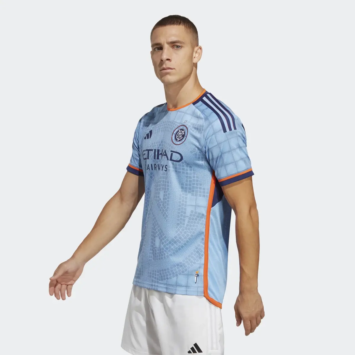 Adidas New York City FC 23/24 Home Authentic Jersey. 2