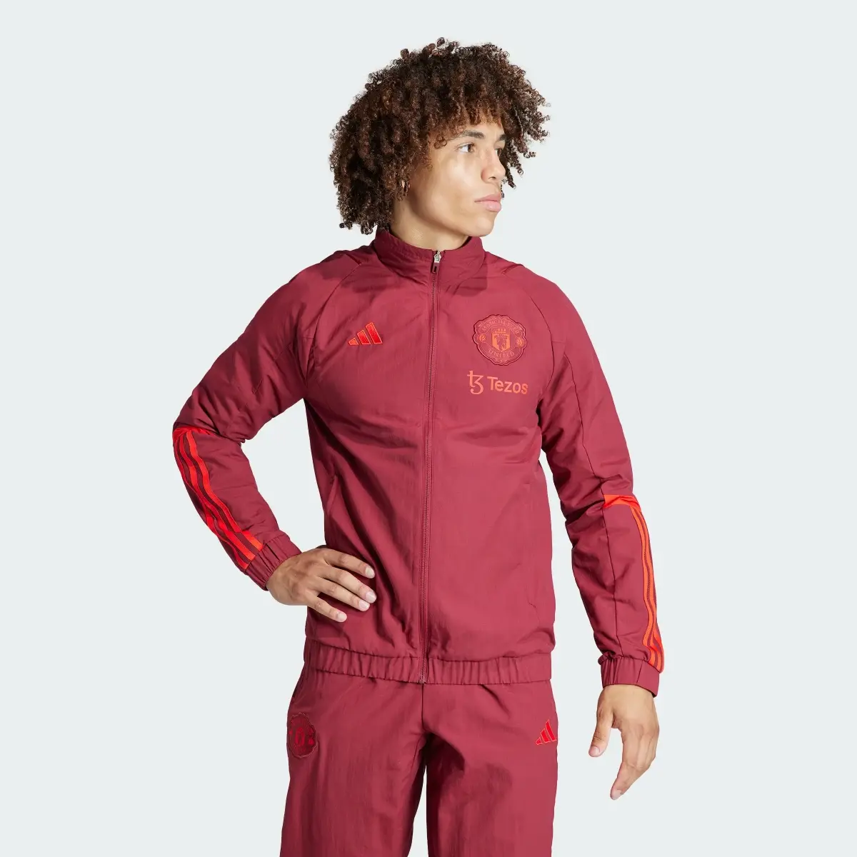 Adidas Manchester United Tiro 23 Presentation Track Top. 2