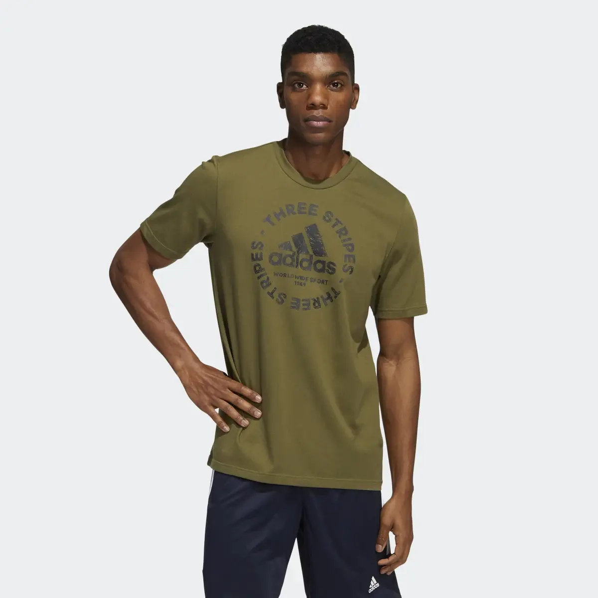 Adidas Sketch Emblem Graphic Tee. 2