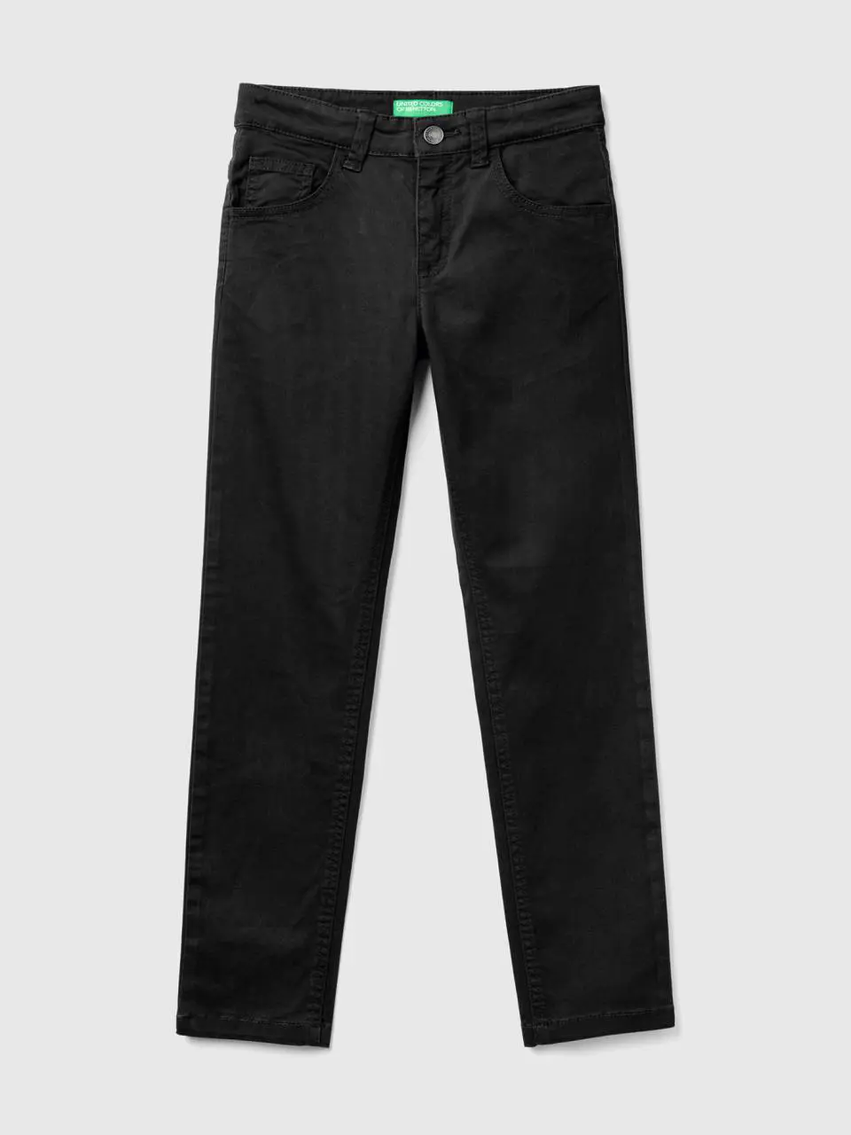 Benetton five-pocket slim fit trousers. 1