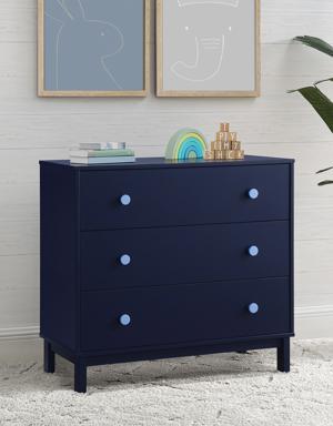 babyGap Legacy Knobs 3 Drawer Dresser blue