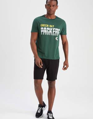 Fit NFL Green Bay Packers Regular Fit Pamuklu Penye Tişört