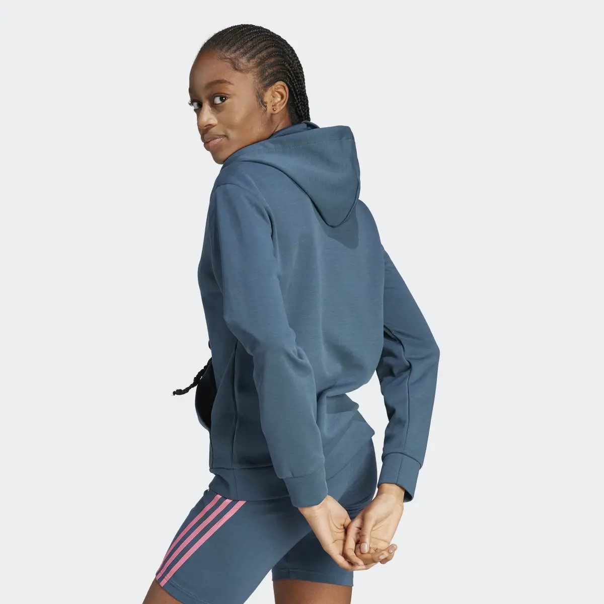 Adidas Future Icons Badge of Sport Bomber Hoodie. 3