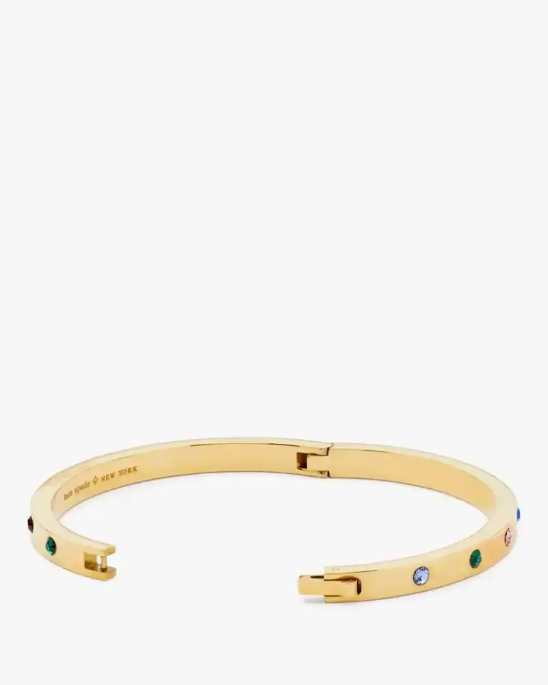 Kate Spade Set In Stone Hinged Bangle. 3