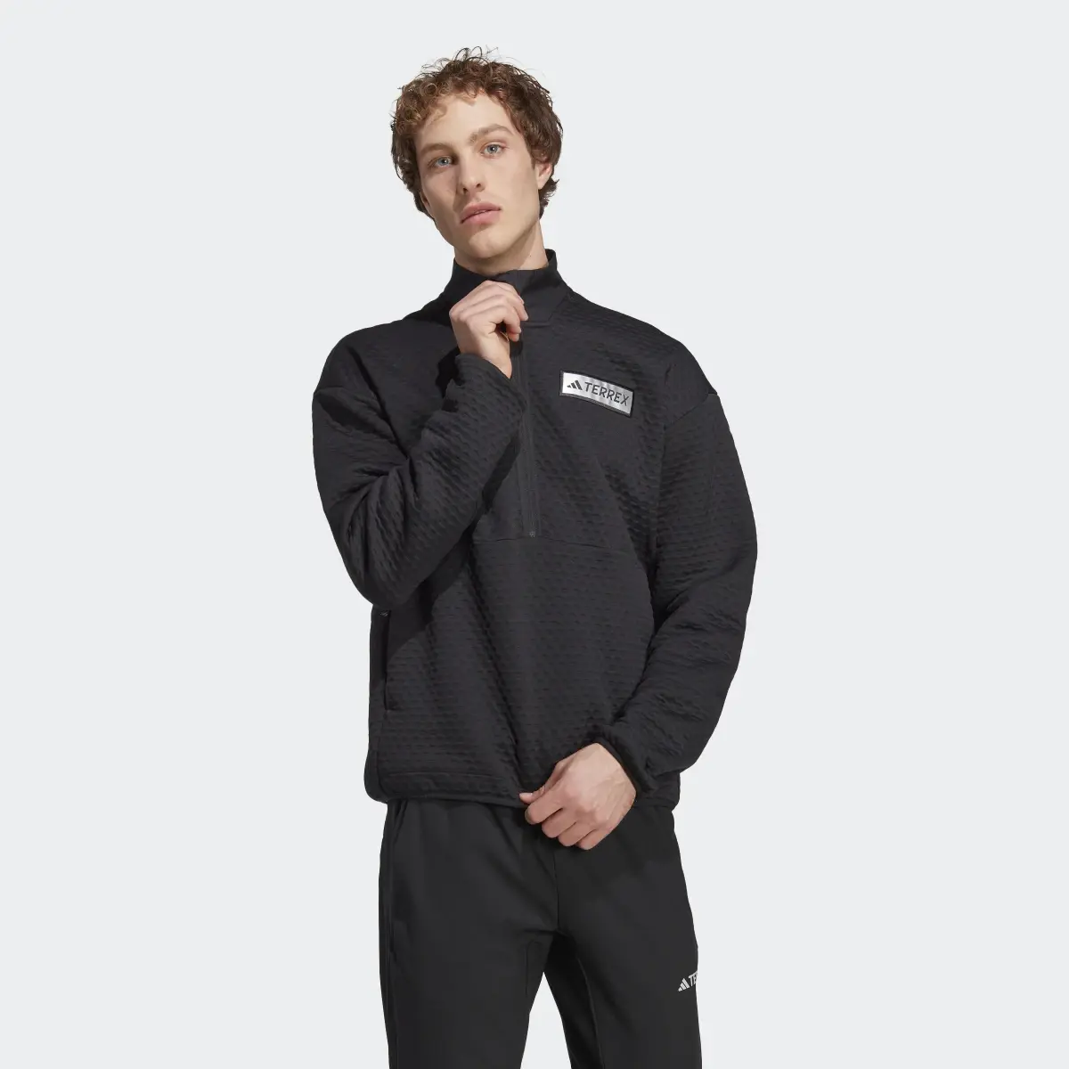 Adidas Terrex Utilitas 1/2-Zip Fleece Jacket. 2
