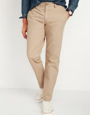Loose Lived-In Khaki Non-Stretch Pants for Men beige