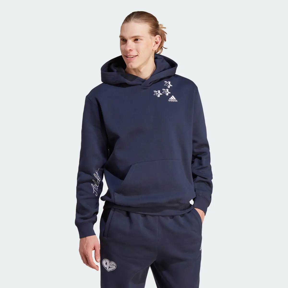 Adidas Scribble Fleece Hoodie. 2