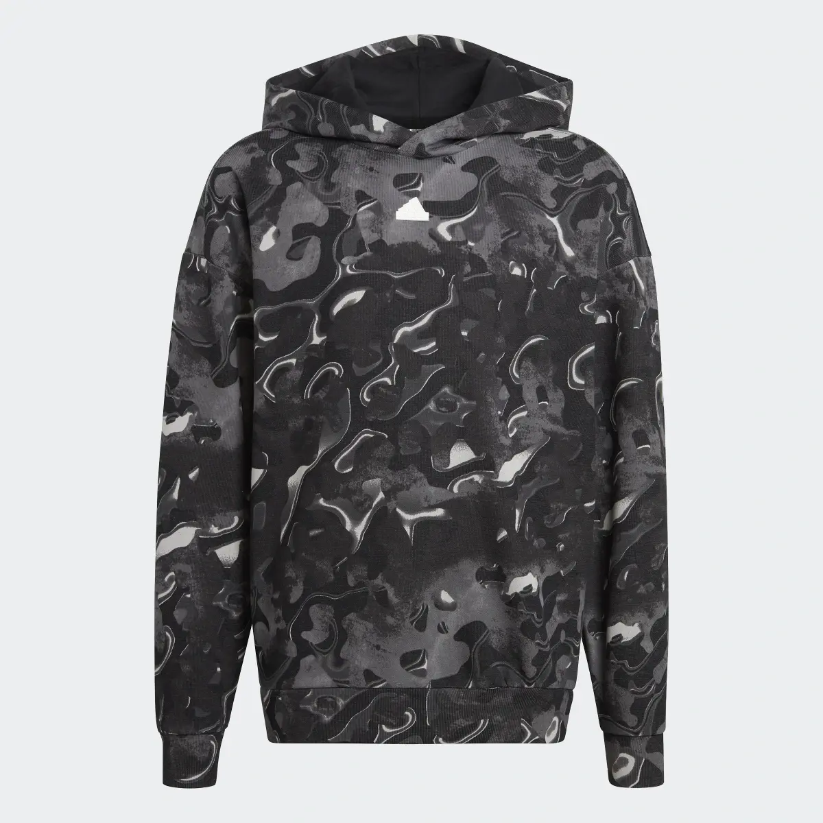 Adidas Bluza Future Icons Allover Print Hooded Kids. 2