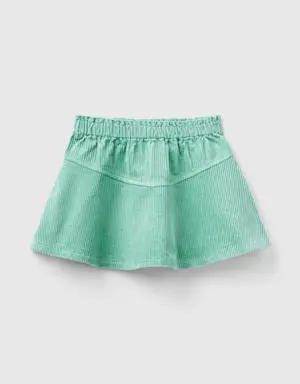 corduroy mini skirt