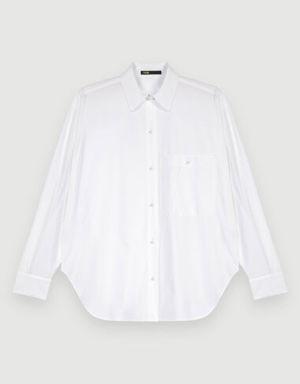 White cotton poplin shirt Add to my wishlist Votre article a été ajouté à la wishlist Votre article a été retiré de la wishlist