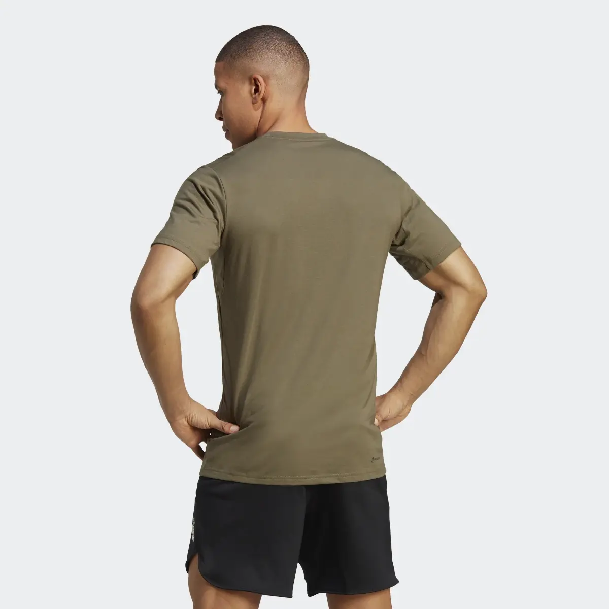 Adidas Train Essentials Seasonal Logo Training Tee. 3