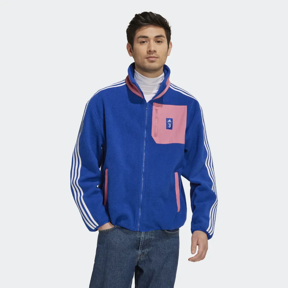 Adidas Juventus Lifestyler Fleece Jacket. 2