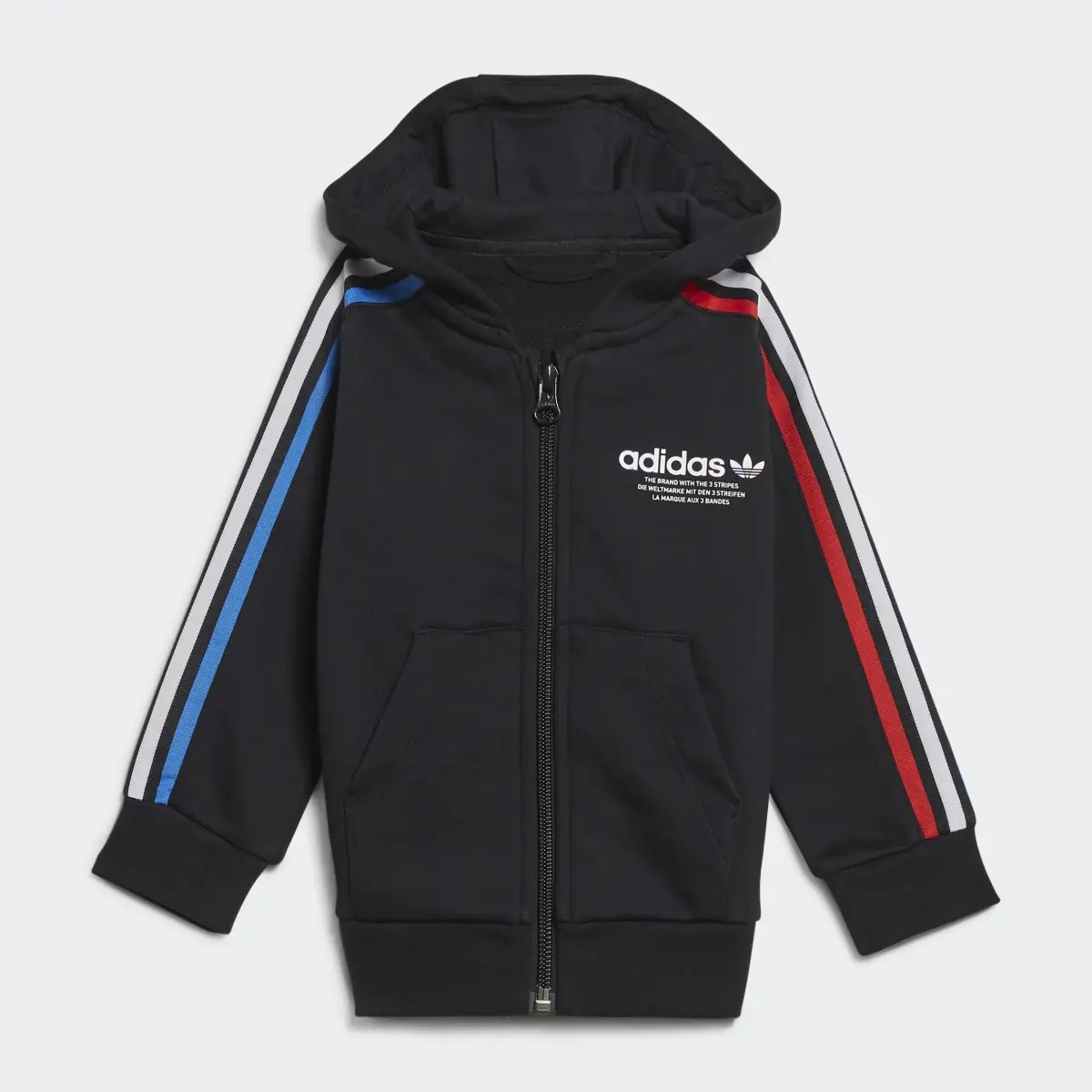 Adidas Adicolor Full-Zip Hoodie Set. 3