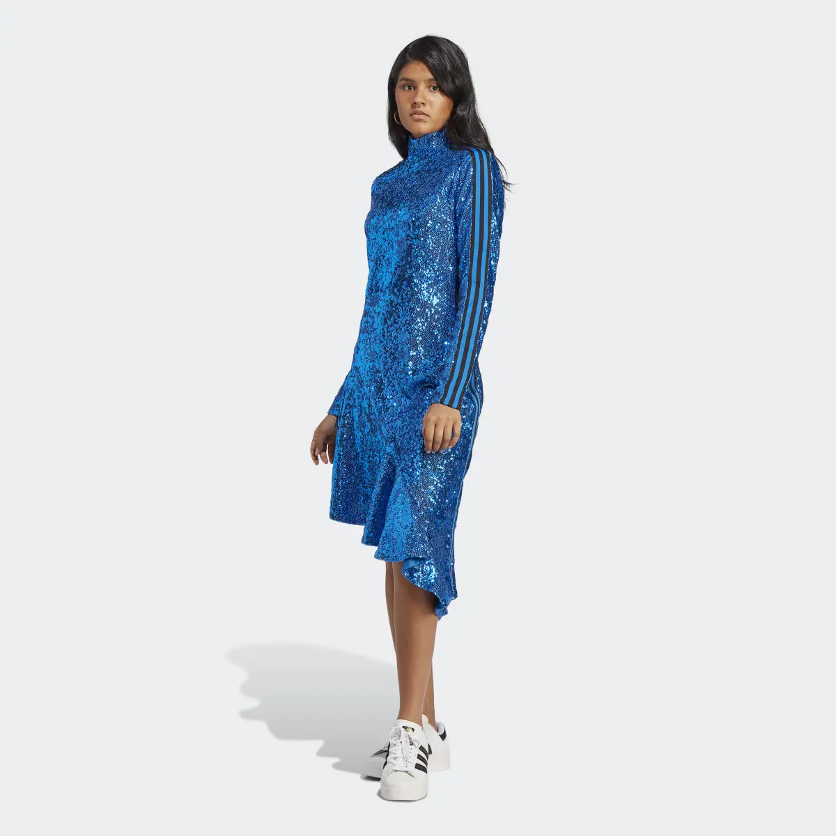 Adidas Blue Version Sequin Dress. 2