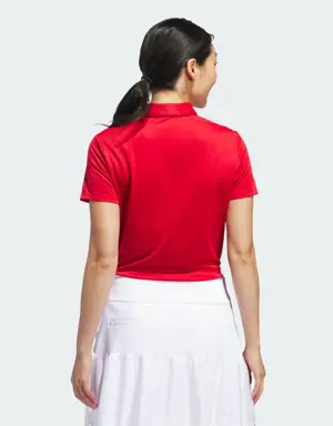 Women's Solid Performance Short Sleeve Polo Shirt