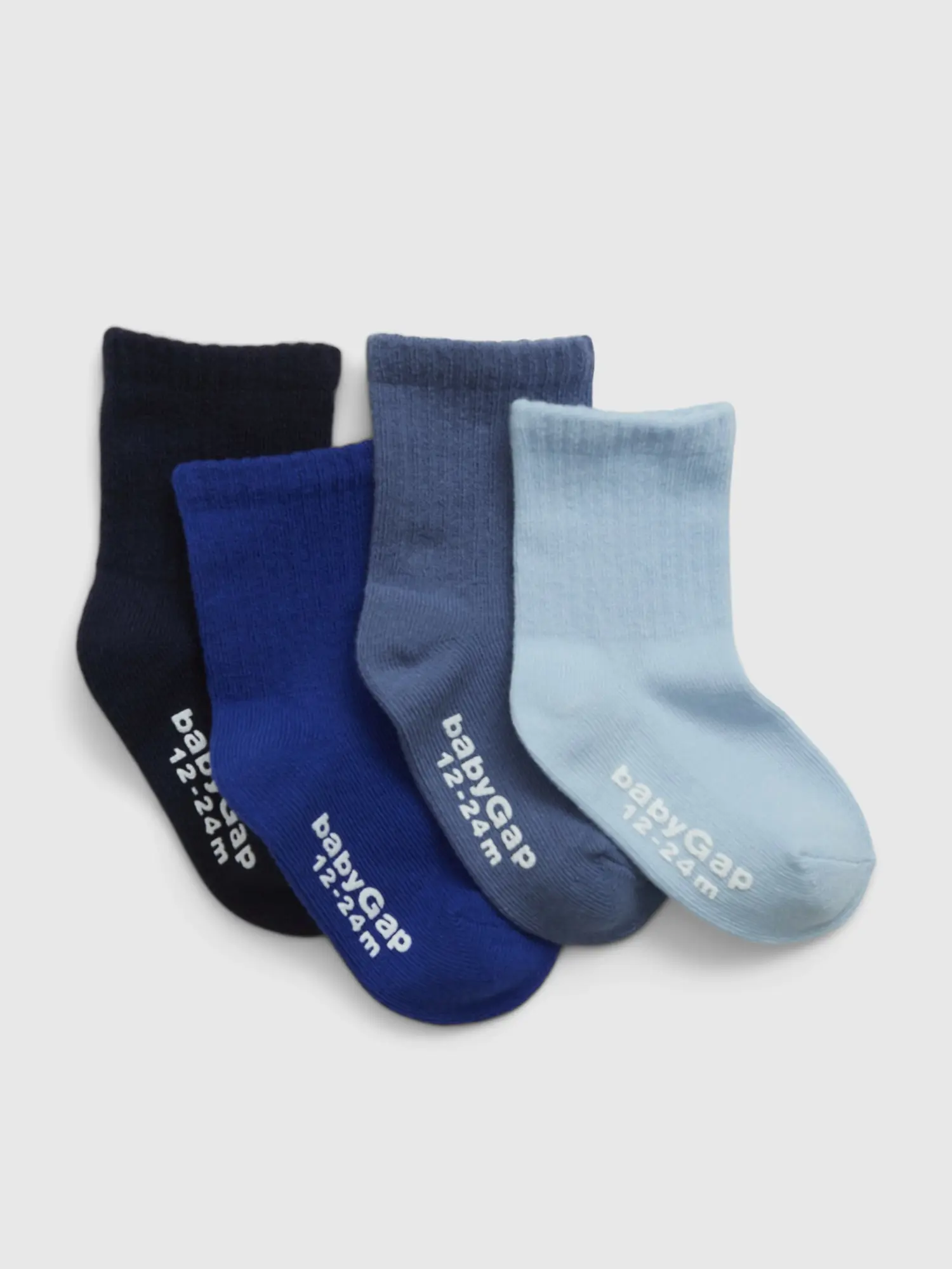 Gap Toddler Cotton Crew Socks (4-Pack) multi. 1