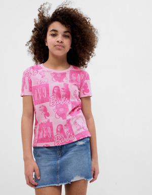 Gap × Barbie™ Logo %100 Organik Pamuk T-Shirt
