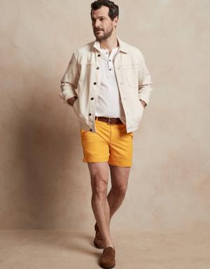 Banana Republic 5" Core Temp Short orange