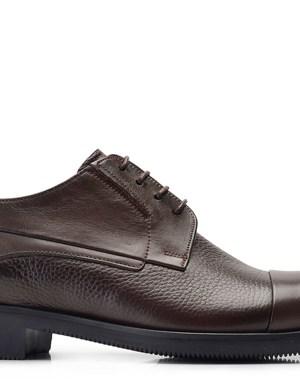 Hakiki Deri Kahverengi Klasik Bağcıklı Erkek Ayakkabı -11969-