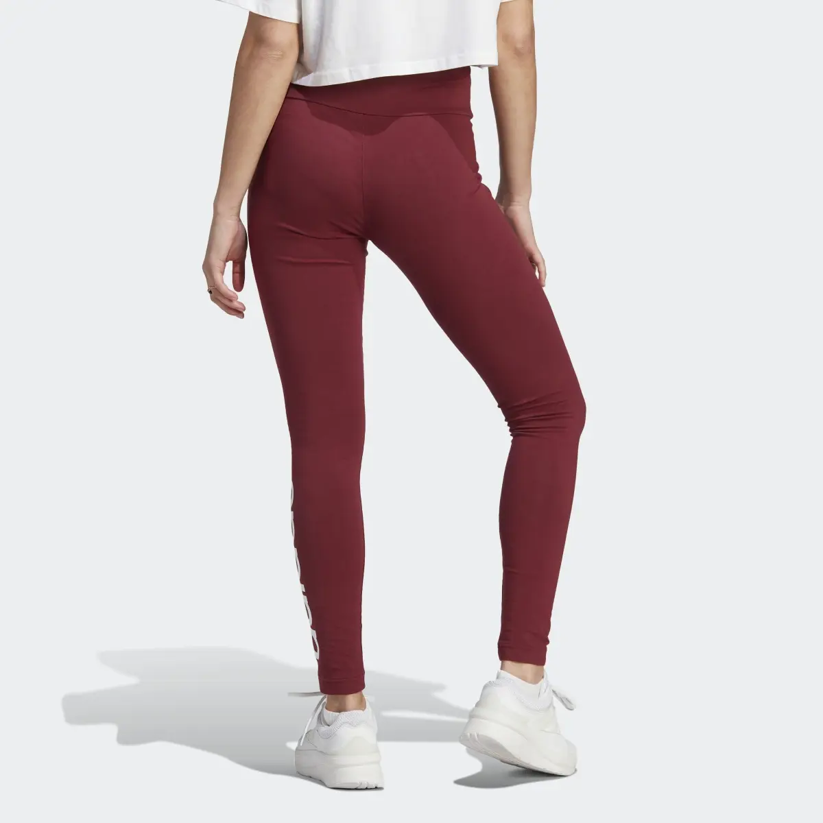 Adidas LEGGINGS ESSENTIALS HIGH-WAISTED LOGO. 2