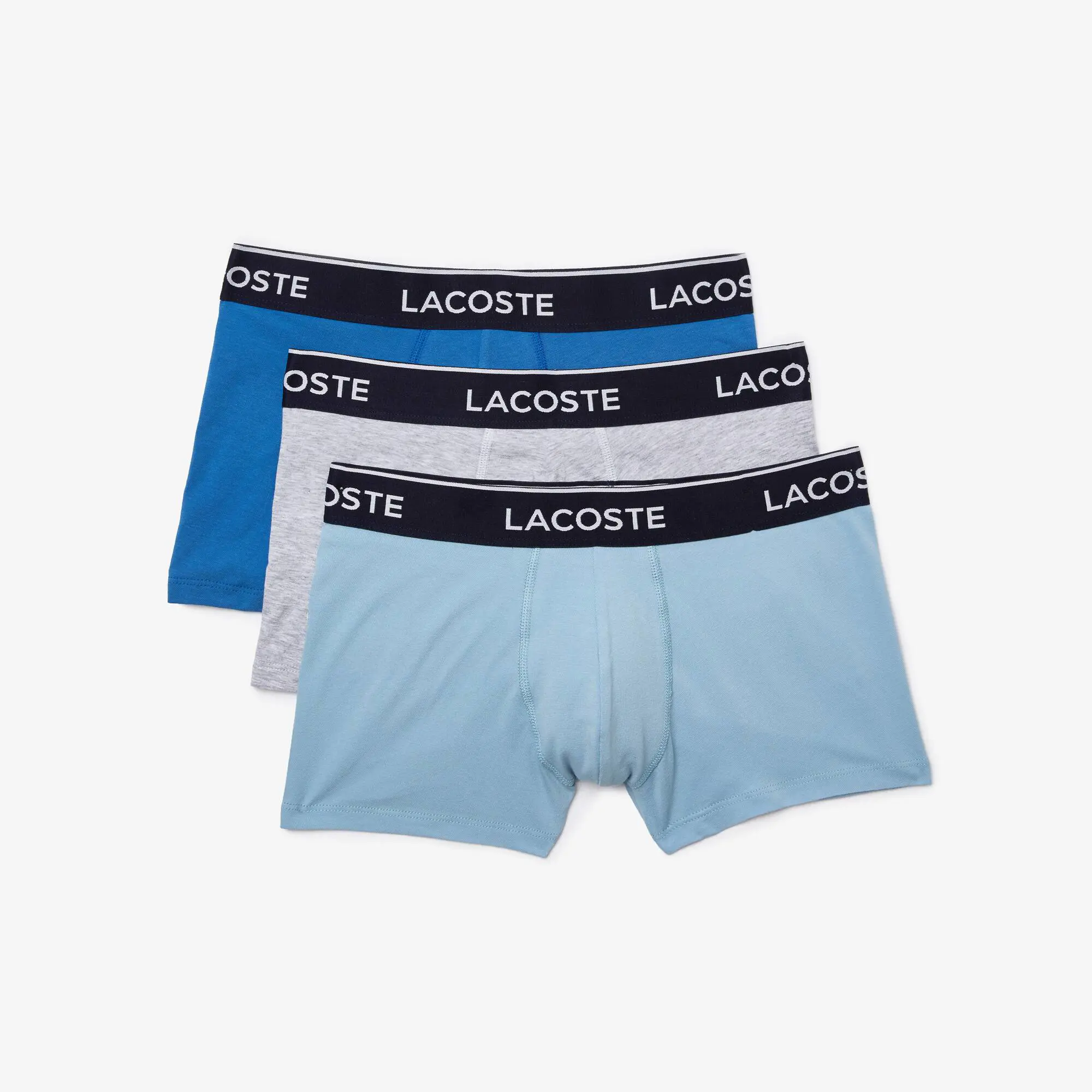 Lacoste Pack Of 3 Casual Black Trunks. 2