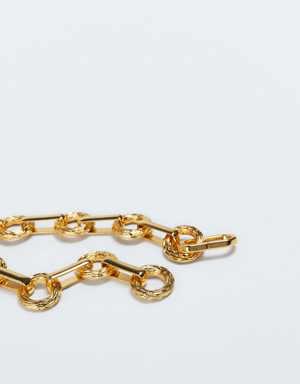 Combined chain bracelet