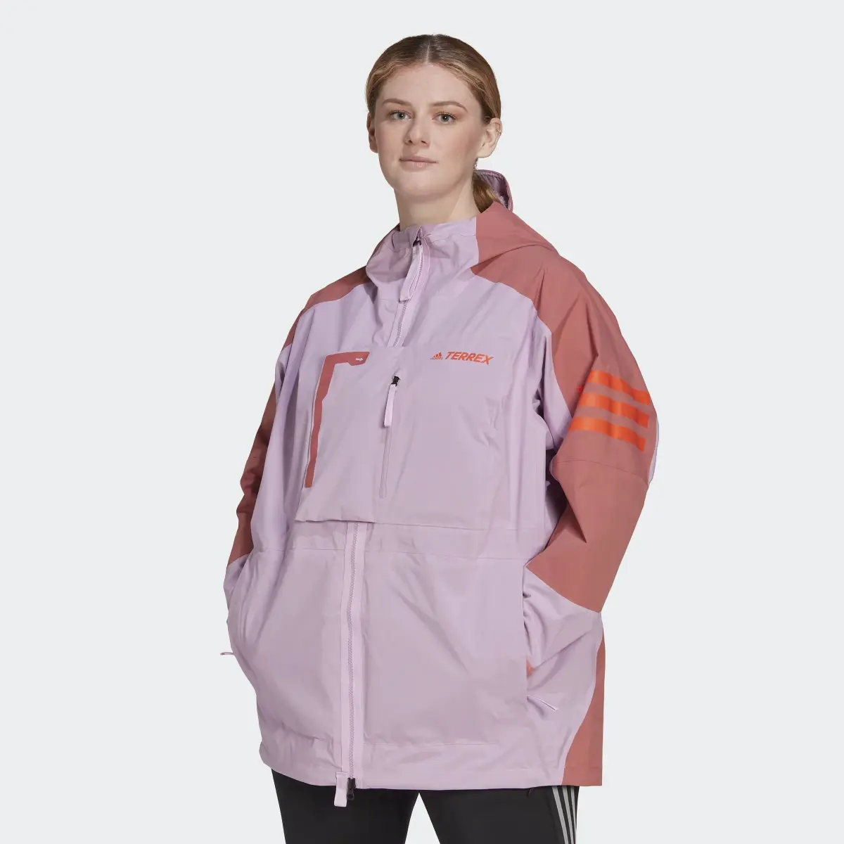 Adidas Terrex Xploric RAIN.RDY Hiking Jacket (Plus Size). 2