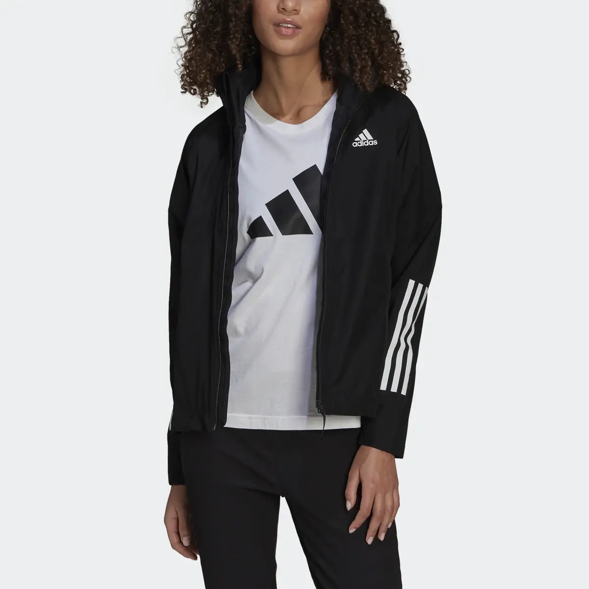 Adidas BSC 3-Stripes RAIN.RDY Jacket. 1