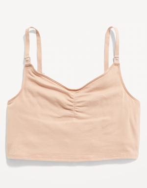 Old Navy Maternity Nursing Brami Top beige