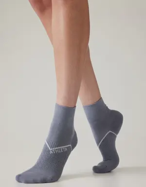 Everyday Quarter Crew Sock gray