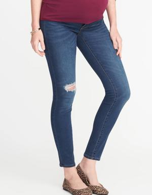 Maternity Side-Panel Rockstar Jeans blue