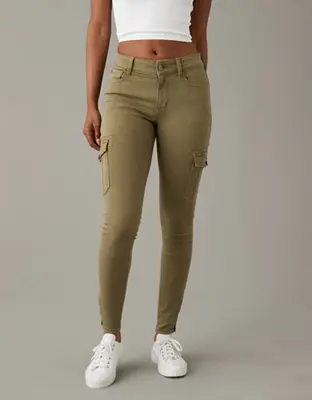 American Eagle Next Level High-Waisted Cargo Jegging. 1