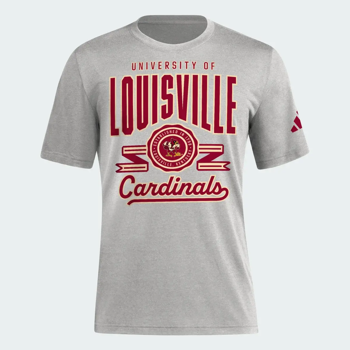 Adidas Louisville NCAA Blend AEROREADY Tee. 1