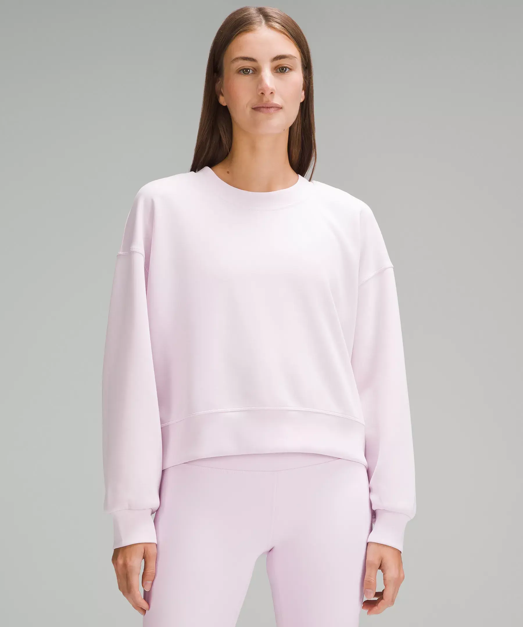 Lululemon Softstreme Perfectly Oversized Cropped Crew. 1