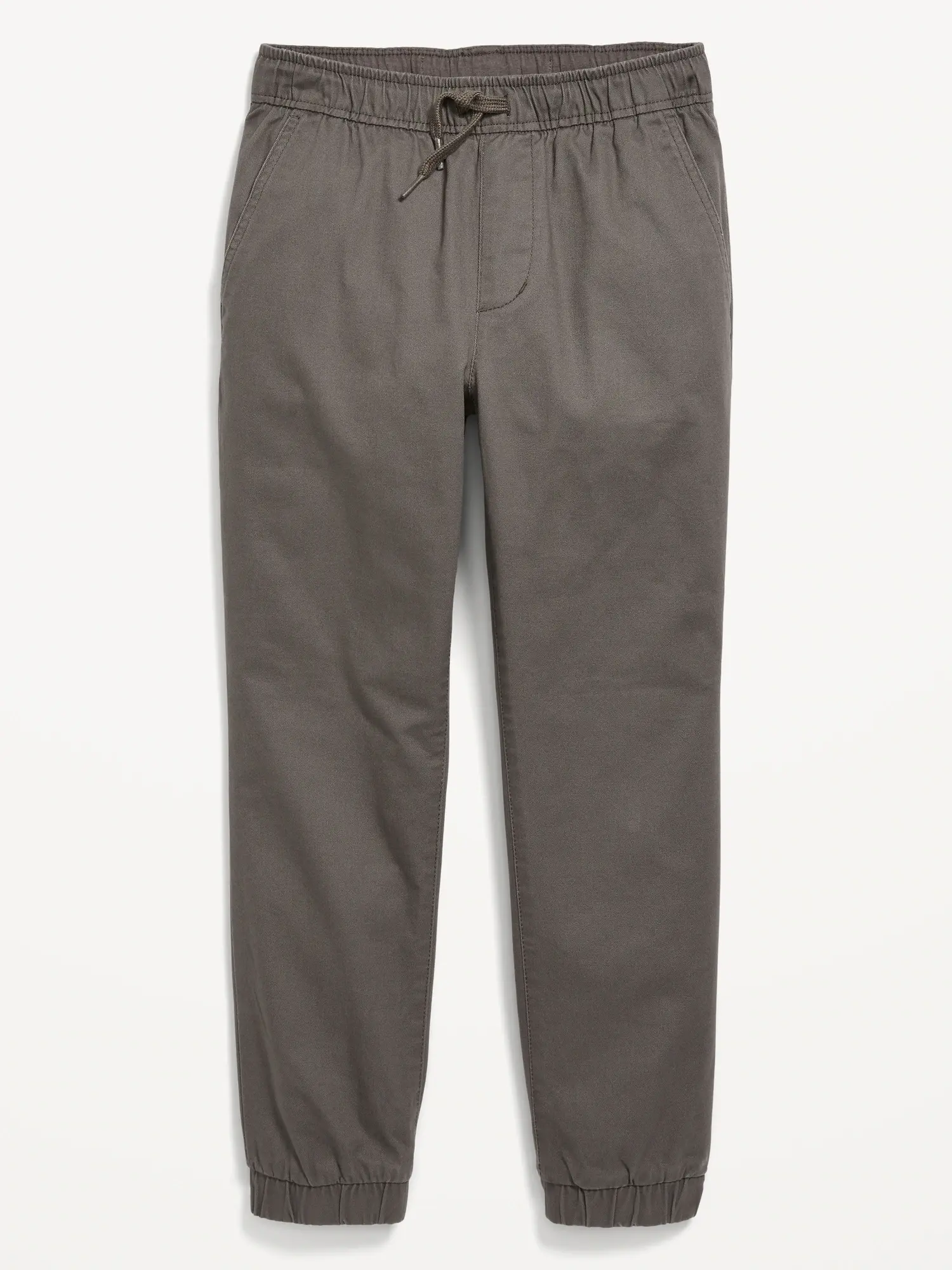 Old Navy Built-In Flex Twill Jogger Pants for Boys gray. 1
