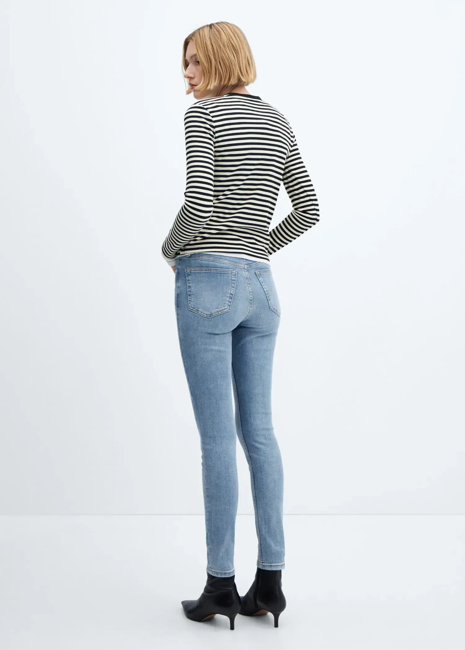 Mango High-rise skinny jeans. 3