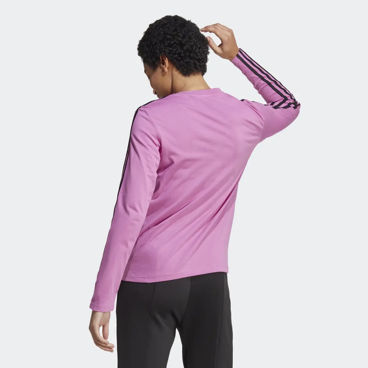 Adidas Essentials 3-Stripes Long Sleeve Tee. 3