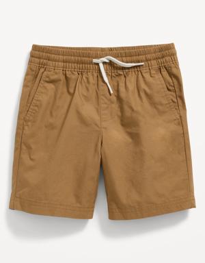 Old Navy Functional-Drawstring Poplin Shorts for Toddler Boys brown