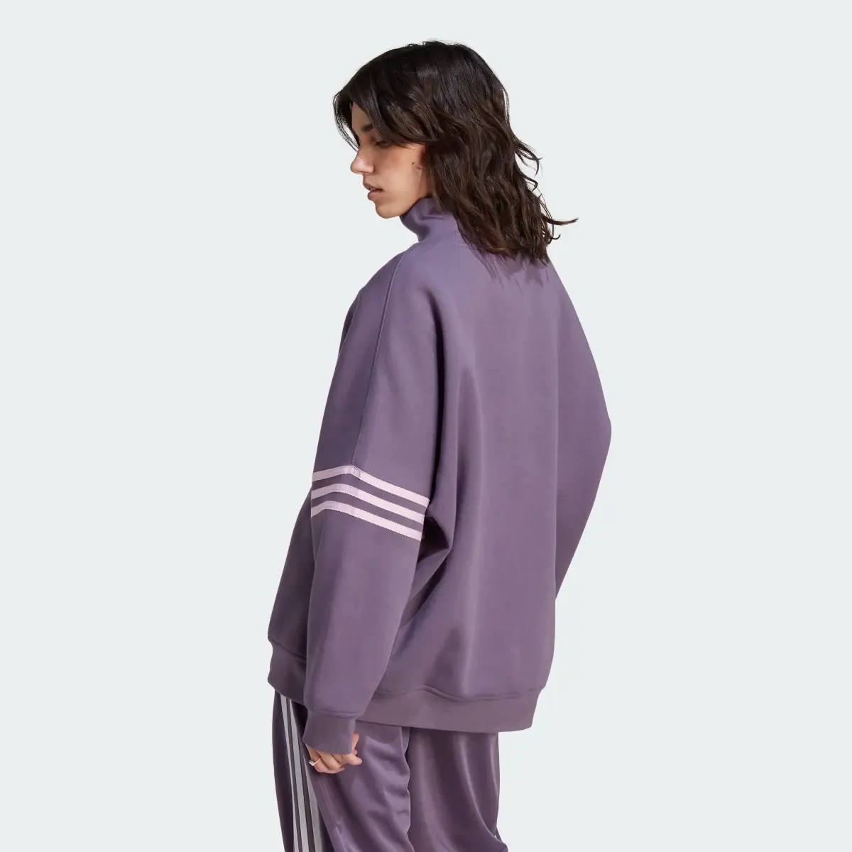 Adidas Adicolor Neuclassics Oversized High Neck Sweater. 3