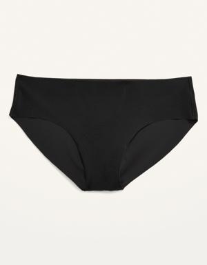 Soft-Knit No-Show Hipster Underwear for Women black