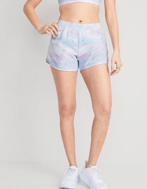 Old Navy Mid-Rise StretchTech Run Shorts for Women -- 4-inch inseam multi